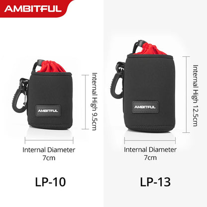 S/M/L/XL Camera Lens Pouch Drawstring Bag for All Camera DSLR