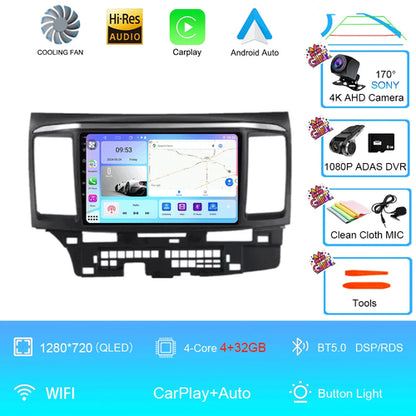 Android 16 For MITSUBISHI LANCER 9 10 X 2008 - 2016 Car Radio Video