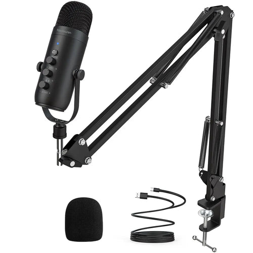 Haomuren Professional USB Streaming Podcast PC Microphone Studio