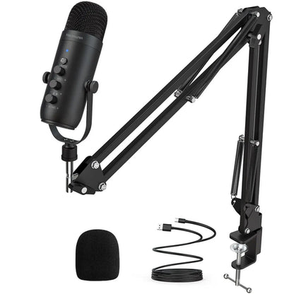 Haomuren Professional USB Streaming Podcast PC Microphone Studio