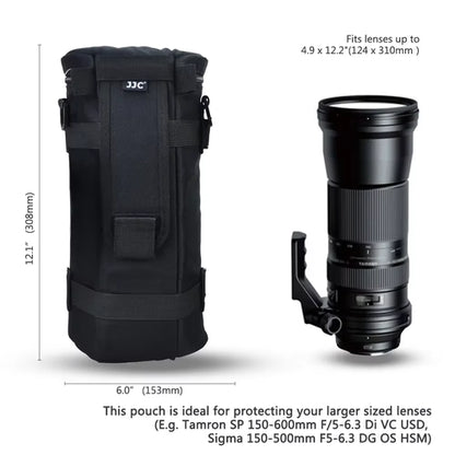 JJC Camera Lens Case Water Resistant Lens Pouch for DSLR Camera Lens