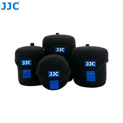JJC Water Resistant Neoprene Camera Lens Pouch Case Fold-Over Lens Bag