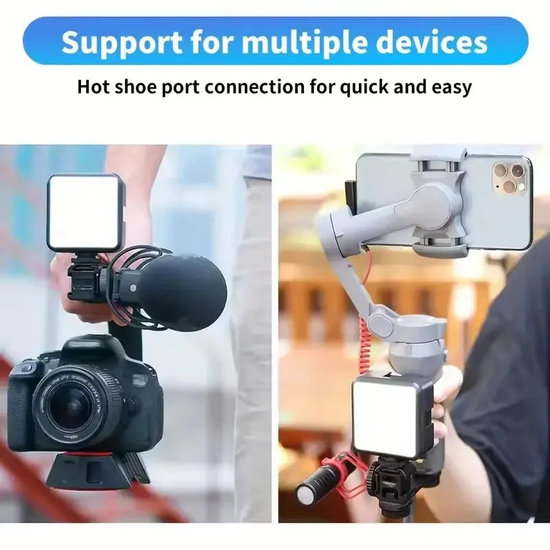 Professional Clip On Phone Ring Light with 10 Brightness Levels USB
