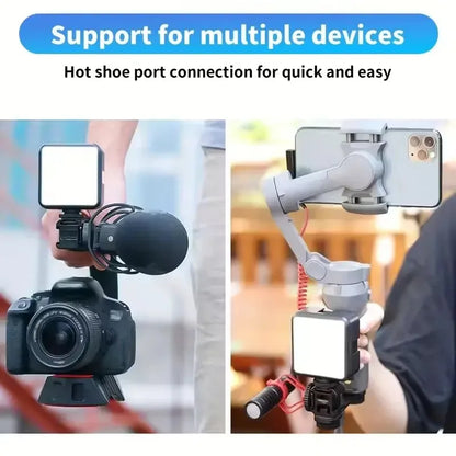 Professional Clip On Phone Ring Light with 10 Brightness Levels USB