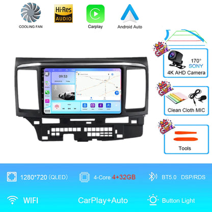 Android 16 For MITSUBISHI LANCER 9 10 X 2008 - 2016 Car Radio Video