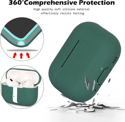 Soft Silicone Earphone Case with Strap for Airpods Pro 3 2 2nd