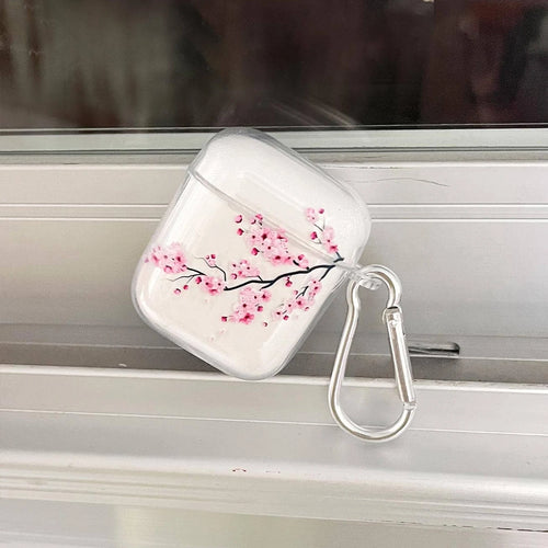 Clear TPU Sakura Custom   Cases For Airpods pro2  Fashion Silicon