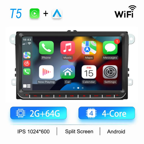 2Din Car Radio Android for Volkswagen Golf 5 6 Polo Passat B6 B7 CC