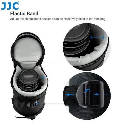 JJC Camera Lens Case Water Resistant Lens Pouch for DSLR Camera Lens