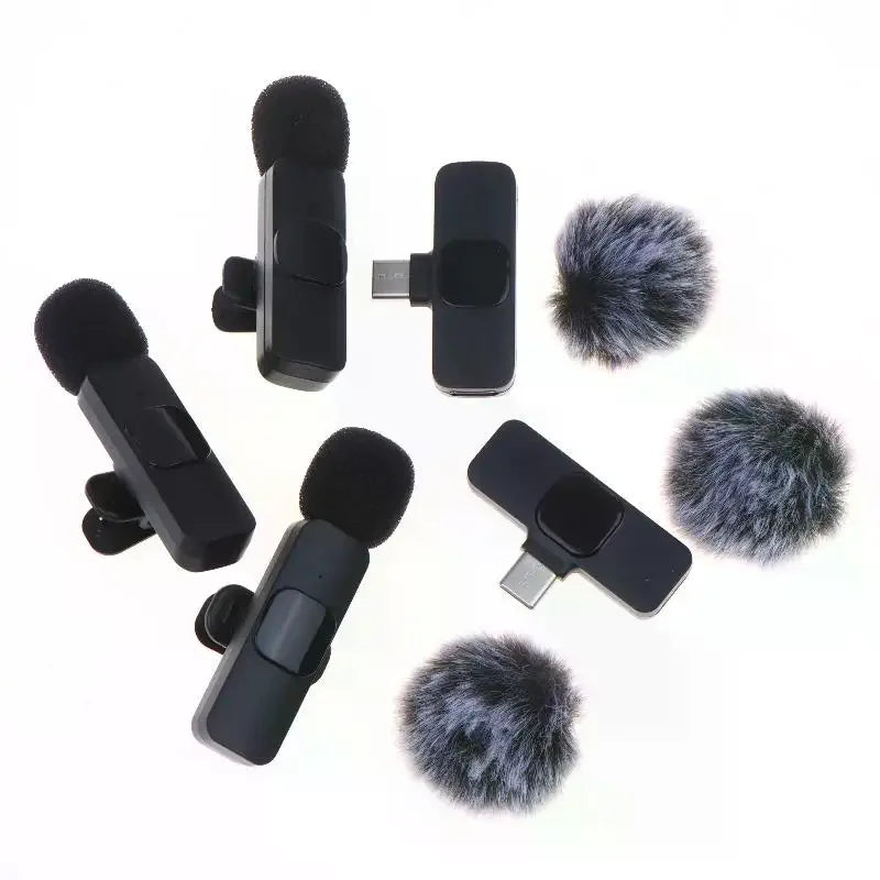 K9 Wireless  Microphone Mini Audio Video Recording Mic For Phone