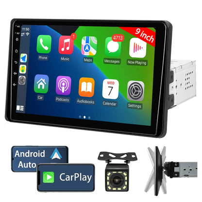 9 Inch Car Stereo Single Din Radio with Apple Carplay and Android