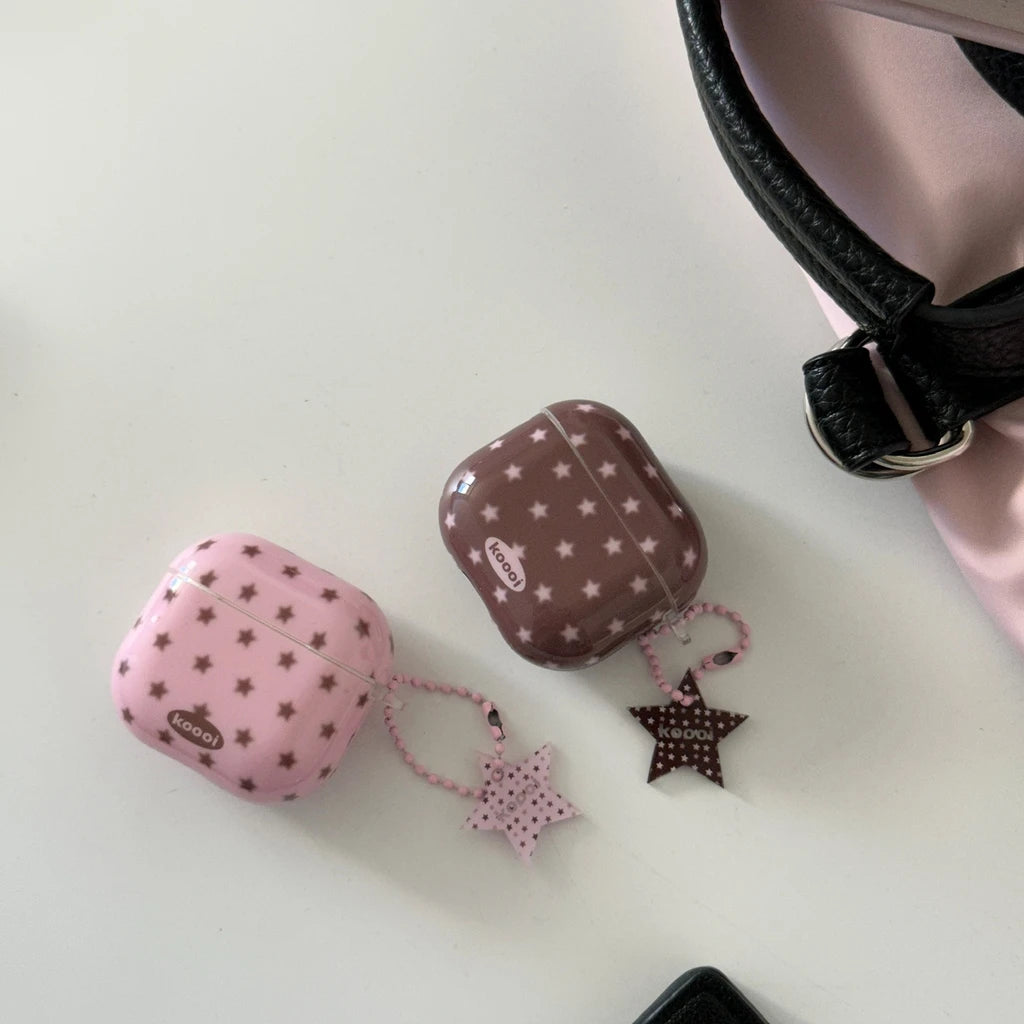 Simple Solid Color Full Screen Stars Pendant Shockproof Protective