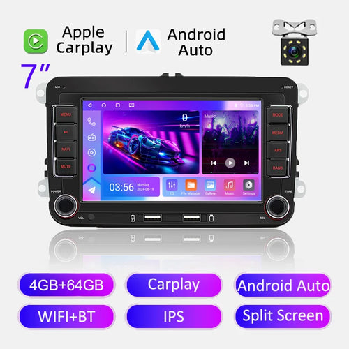 2Din Car Radio Android for Volkswagen Golf 5 6 Polo Passat B6 B7 CC