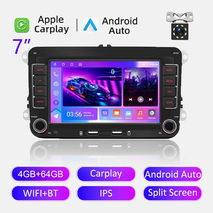 2Din Car Radio Android for Volkswagen Golf 5 6 Polo Passat B6 B7 CC