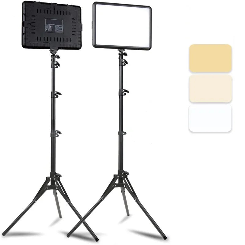8/12 Inch LED Photography Video Light Panel Lighting Photo Studio Lamp
