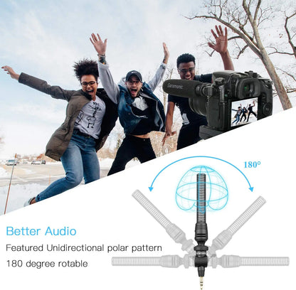 Saramonic SmartMic5 Mini Condenser Plug and Play Microphone for iPhone