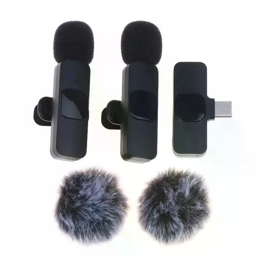 K9 Wireless  Microphone Mini Audio Video Recording Mic For Phone