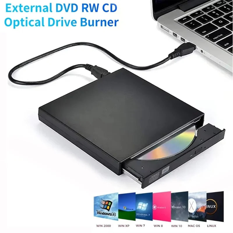 USB 3.0 External CD DVD Drive USB Protectable External CD-RW Drive