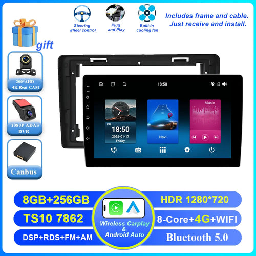 Car Android 16 Radio Stereo For Citroen Berlingo B9 Peugeot Partner