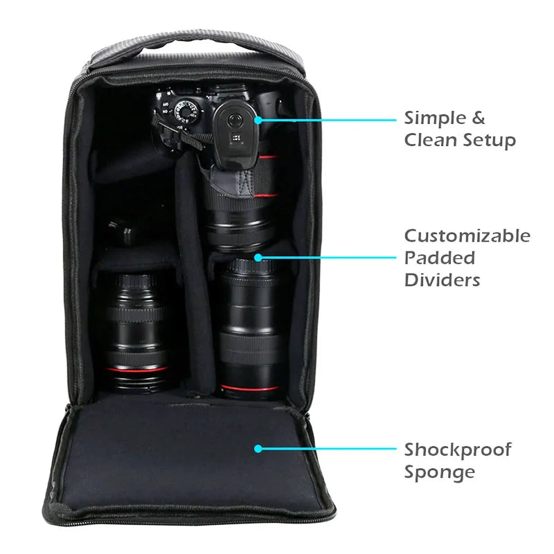 Waterproof DSLR Camera Bag Multi-functional Camera Backpack Outdoor