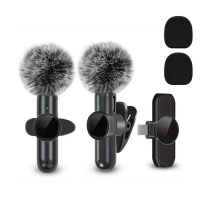 K61 Wireless Lavalier Microphone, Mini Microphone, Suitable for Mobile