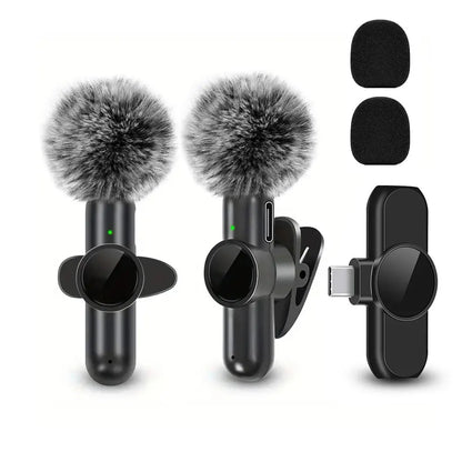 K61 Wireless Lavalier Microphone, Mini Microphone, Suitable for Mobile