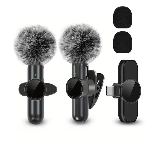 K61 Wireless Lavalier Microphone, Mini Microphone, Suitable for Mobile