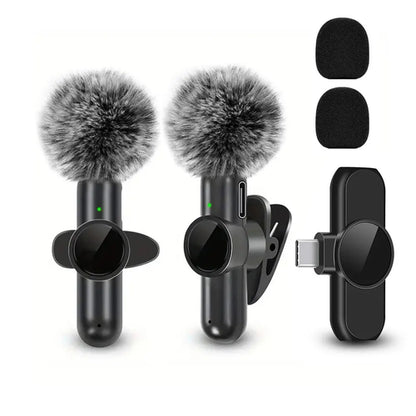 K61 Wireless Lavalier Microphone, Mini Microphone, Suitable for Mobile