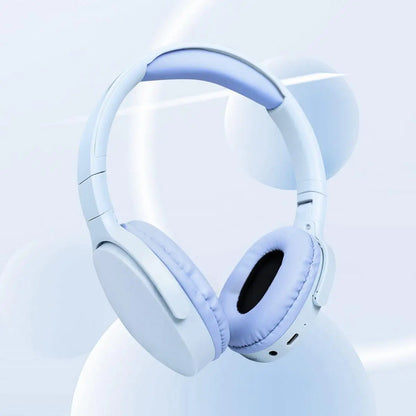 Fashionable Bluetooth wireless headphones, over-ear, deep bass, sports