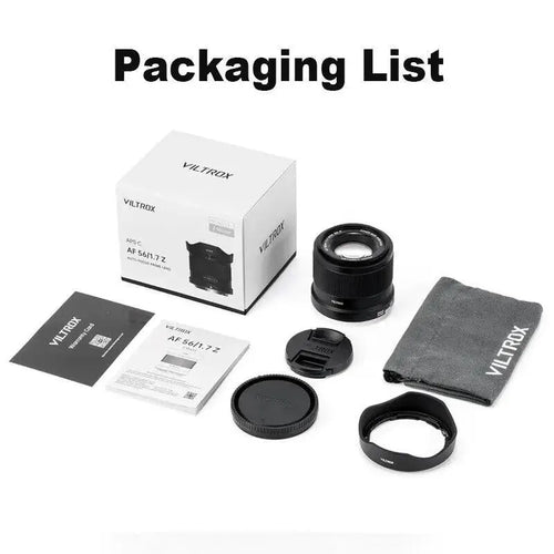 Viltrox 56mm F1.7 Auto Focus APS-C Lens for Fuji X XF X-T4 XF X-T30ii