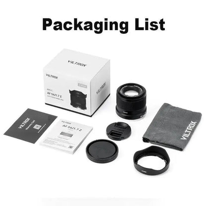 Viltrox 56mm F1.7 Auto Focus APS-C Lens for Fuji X XF X-T4 XF X-T30ii