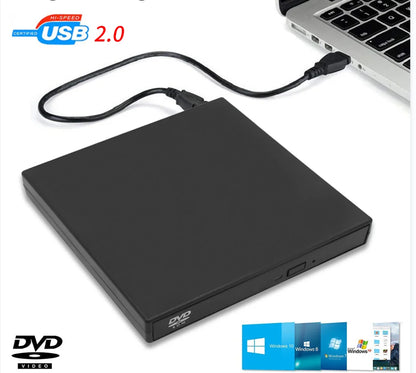 DeepFox USB External CD DVD Reader CD/DVD Drive USB2.0 External Disk