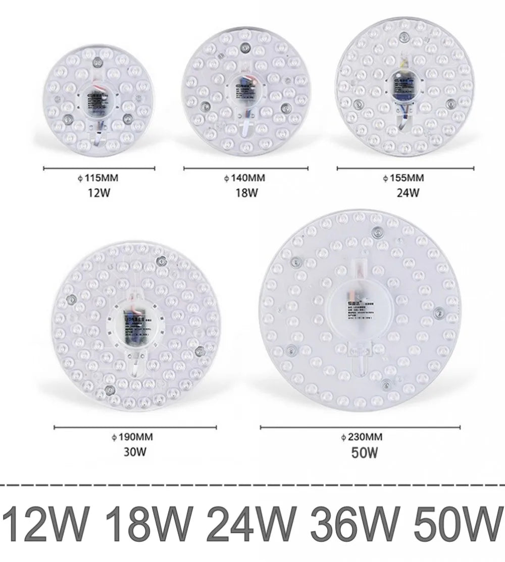 LED Ring PANEL Circle Light SMD 50W 36W 24W 18W 12W  LED Round Ceiling