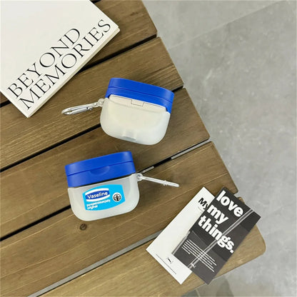 For AirPods 4 3 2 1 Pro Pro2 Earphone Case 3D Creative vaseline Case