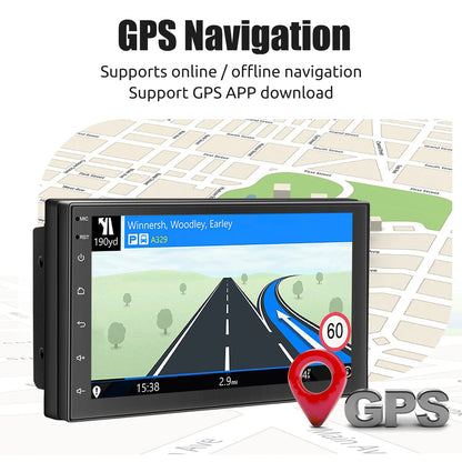 ESSGOO 7 9 10" Car Radio Android Auto Carplay Car Stereo Multimedia