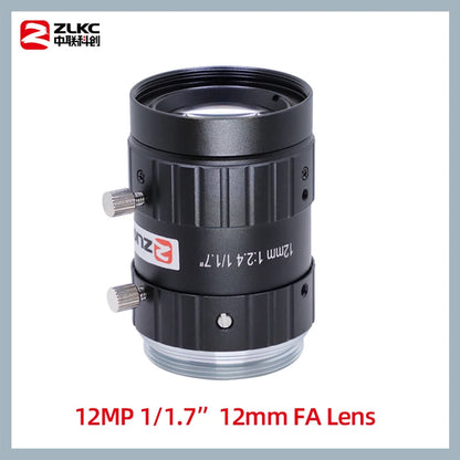 ZLKC 1/1.7 Inch Lens FA 4mm 6mm 12mm 16mm 25mm 35mm 50mm 75mm Fixed