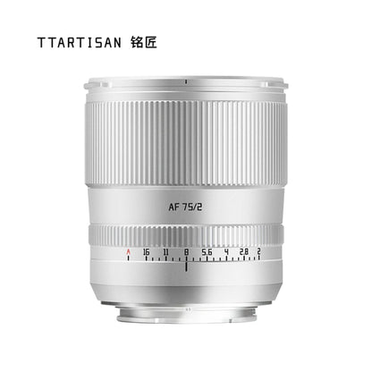 TTArtisan 75mm F2 AF Auto Focus Prime Fixed Focus Full Frame Lens for