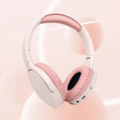 Fashionable Bluetooth wireless headphones, over-ear, deep bass, sports