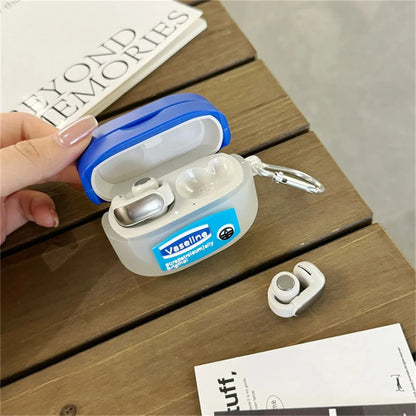 For AirPods 4 3 2 1 Pro Pro2 Earphone Case 3D Creative vaseline Case