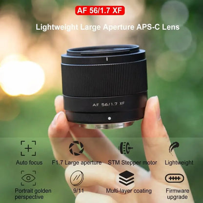 Viltrox 56mm F1.7 Auto Focus APS-C Lens for Fuji X XF X-T4 XF X-T30ii