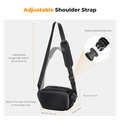 K&F CONCEPT 4L Camera Sling Bag Lightweight Travel Photography