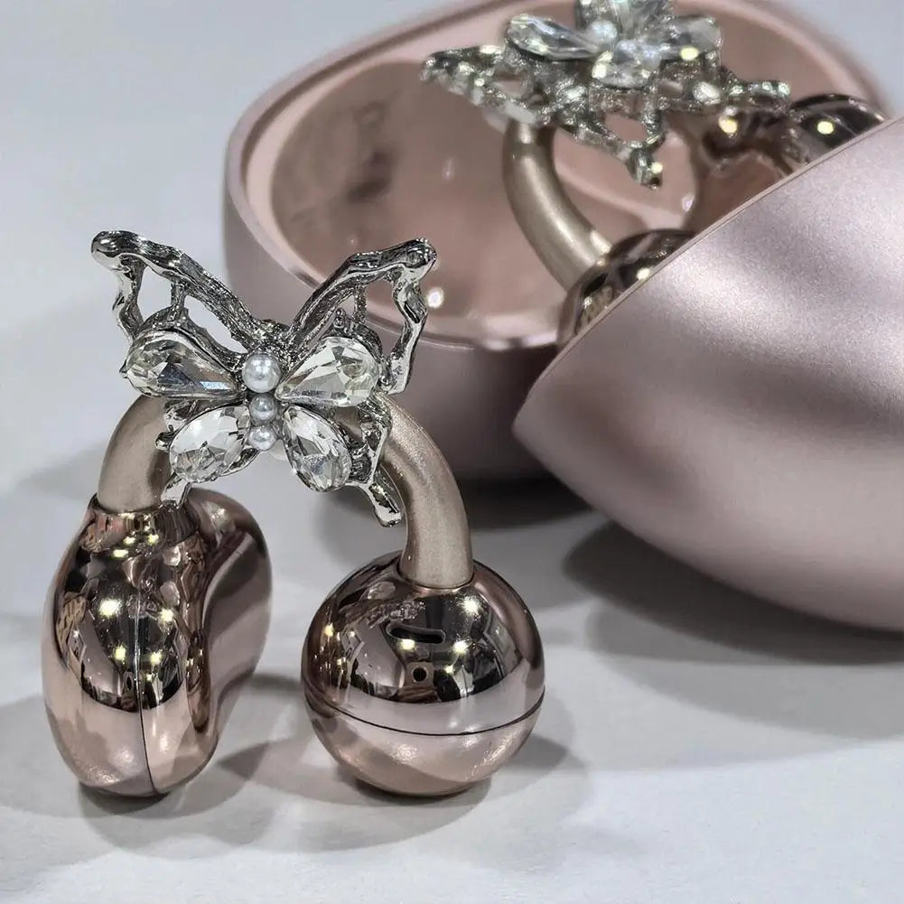 Flash Diamond Ear-Clip Rhinestones Earbuds Fashion Jewelry Exquisite