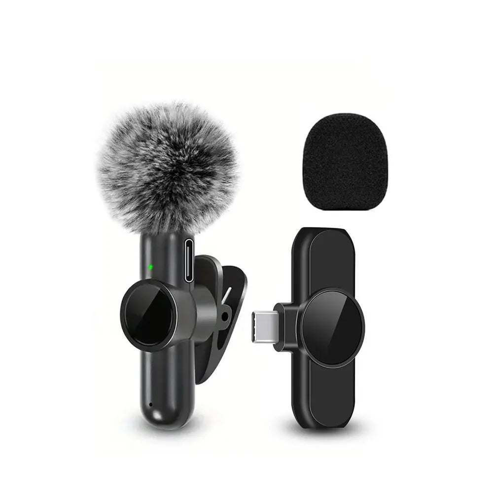 K61 Wireless Lavalier Microphone, Mini Microphone, Suitable for Mobile