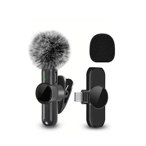 K61 Wireless Lavalier Microphone, Mini Microphone, Suitable for Mobile