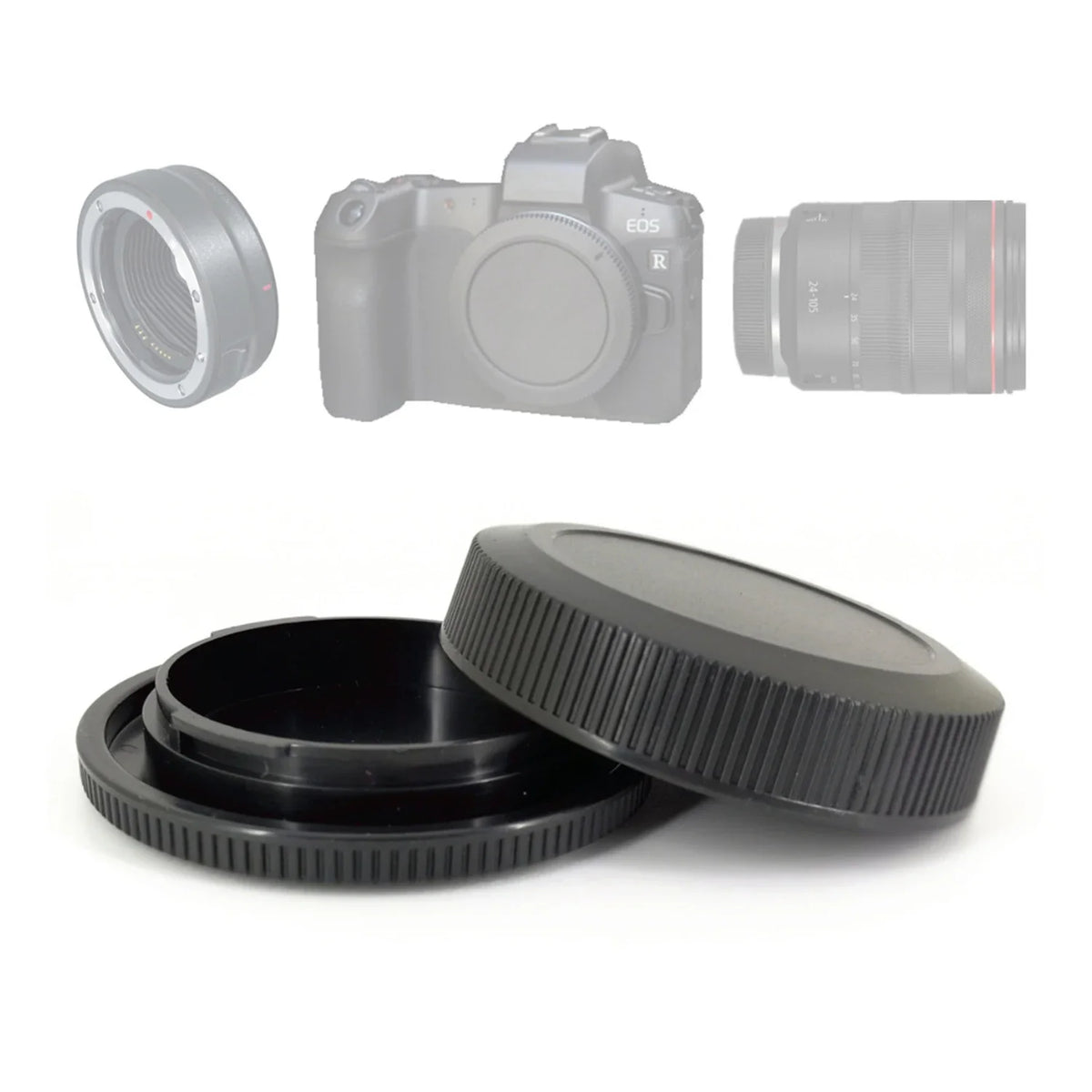 Camera Front Body Cap+Camera Lenses Rear Lens Cover for Nikon Z Camera