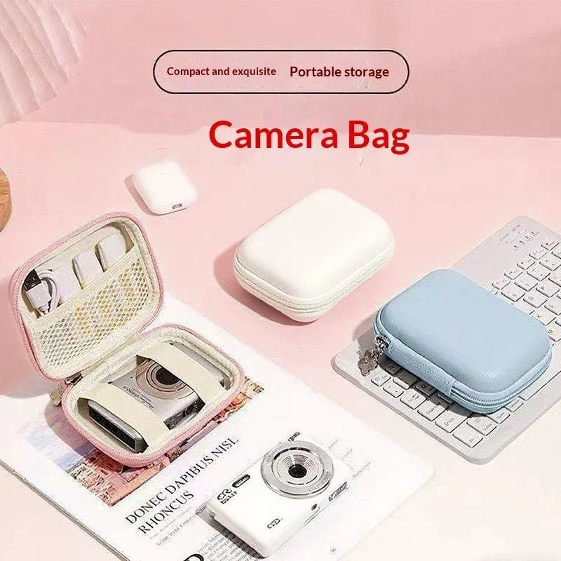 Hard Shell Camera Case Shockproof Compact Design Inner Mesh Pocket for