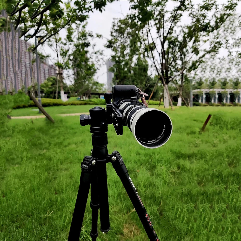 Lightdow 420-800mm F8.3-F16 Manual Zoom Super Telephoto Lens with T