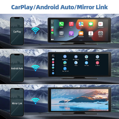 Universal Portable Carplay for Car Screen, Wireless Carplay Screen