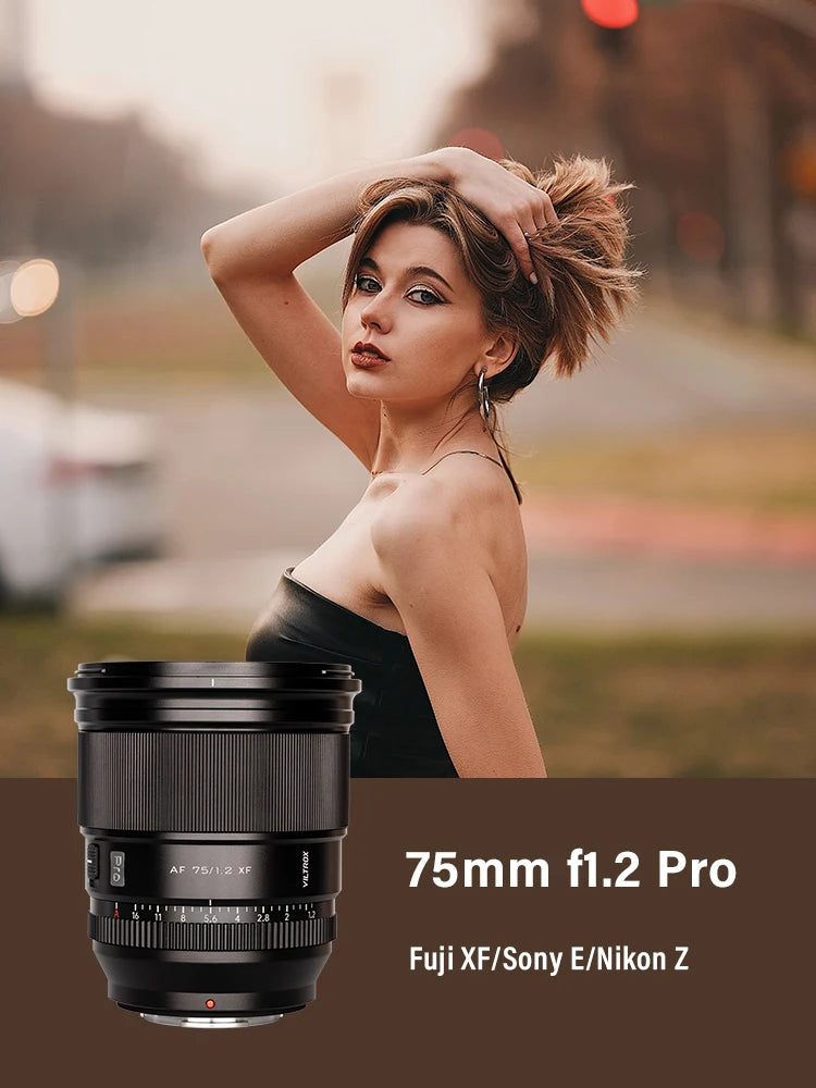 VILTROX 23mm 33mm 56mm 13mm F1.4 27mm 75mm F1.2 APS-C Camera Lens For