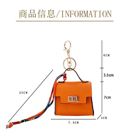 Luxury Fashion Mini Headphone Bag For Airpods 4 3 2 Pro 2 Galaxy Buds